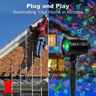 Laser Lights Outdoor - Projector Lights With Red And Green Star Show Christmas
