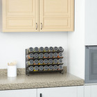 Spice Rack Organizer With 28 Spice Jars  386 Spice Labels  Chalk Marker And Funn