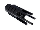1 2x28 Thread Competition Long Prong Muzzle Brake For  22lr 5 56 Steel  Black