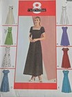 Mccall s 3129 Pattern Princess Seam Maxi Dress Pockets Women s Size 8-12 Uncut