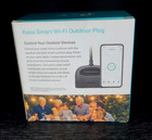 New Kasa Outdoor Smart Plug  Smart Home Wi-fi Outlet With 2 Sockets Ip64 Weather