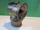 Antique Justrite Miner s Lamp Lite 1920 Hat Clothes Mine Mining Coal Brass Metal