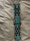 Nocona Women Stretch Beaded Tribal Art Design Western Wear  Wooden  Hook Belt