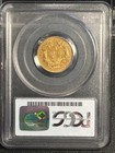 1855 Gold Three Dollars  3 Indian Princess Head Pcgs Au-53