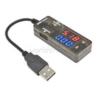 Red blue 0 28    Led Usb Charge Doctor Voltage Current Meter Tester Power Detector