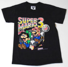 Vintage 90s Super Mario Bros  3 T-shirt Single Stitch 1990 Nintendo Youth Medium