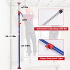 4pack Cabinet Jack Support Pole 54-114 Inches Steel Telescopic Quick Support Rod