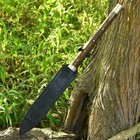 30  Handmade Carbon Steel Hunting-spear  With Leather Sheath