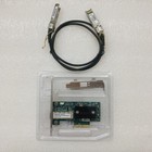 2x Mellanox Mcx311a-xcat Cx311a Connectx-3 En Network Card 2pcs Sfp   Cable