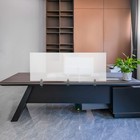 60 22  Desk Divider Translucent Panel Frosted Acrylic Clamp-on Desk Partition