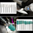 50pcs 4mm-10mm Polishing Grinding Wheel Bits Set 3mm Shank For Drill Rotary Tool