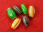 Old Watermelon Trade Beads - Columbia River Authentic Indian Artifacts