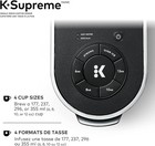 K-supreme Single Serve K-cup Pod Coffee Maker K910 - Black