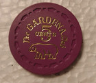 The Gardena Club California Ca Card Room Five Cent Poker Casino Chip