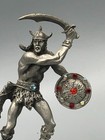 Vintage Hudson Pewter Barbarian Warrior Miniature 4281