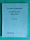 Vintage Sheet Music Book Free Organ Accompaniments To 100 Well Known Hymn Tunes