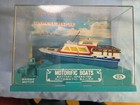 1967 Ideal Toys Motorific Boats Automatic Bailer King Of The Sea Toy Boat Rare 