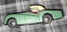 Bandai Triumph Japan 1960 s Tin Friction 8  Green Toy Car