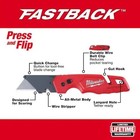 Milwaukee Fastback Flip Utility Knife 2 Piece Set With Razor Blade Dispenser  50