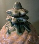 Vintage Orchids Of Hawaii Ceramic Pineapple   Lid  R-15 Tiki Japan