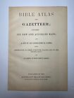 1862 Map Route Of The Israelites Thru The Desert Fm Bible Atlas See Description