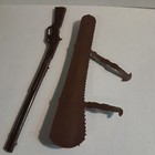Vintage Marx Johnny West Daniel Boone Dark Brown Rifle   Case 1960s