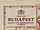 Budapest Hungary Travel Vintage Map Tourist Brochure Ungarn Plan   F  hrer Guide