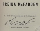Freida Mcfadden The Intruder Signed Autographed Hardcover 1st Edition Ships Asap