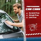 Teawoo  Cleaning Cloths Bulk-15 Pack  Gray Microfiber Towels For Cars  Ultra
