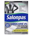 1-pack Salonpas 4  Pain Relieving Gel-patch  15 Patches  Sealed Box Exp 09 2027