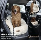 New Pelsbarn Pet Protecting Car Seat Bed For Size Xl Sized Dog Beige Travel