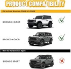 Uv-resistant Hood Deflector Fit For 2021-2026 Bronco 2 4-door