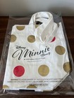 Disney Minnie Beauty By Sephora Collection Canvas Bag Tote 18x10 Dot White New