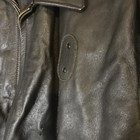 Vtg Flight Suits Ltd  Leather Bomber Flyers Jacket Size 52 Regular