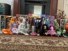 Large Rainbow High Monster High Doll Lot With My Little Pony Huge Lot Some New