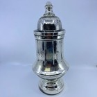 Mercury Glass Lidded Ginger Jar Decorative Covered Urn Glass Apothecary