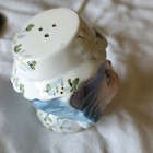 Lefton Miss Priss Blue Kitty Salt Or Pepper Shaker Set  1508 Ceramic