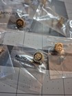 12 New Rotary International Small Pins Gold   Blue Ships  Wheel Logo