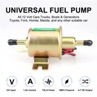 Hep-02a Universal Fuel Pump 12v Electric Gas Diesel Inline Low Pressure 3-6psi