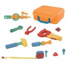 Battat Children Contractor Kids Pretend Tool Kit Play Set W  Travel Case New