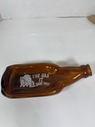 Vintage Flattened Glass Beer Bottle Tray  Ashtray  Folk Art  Man Cave