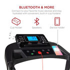 Folding Treadmill W  Manual Incline Fitness Jogging Exercise Machine Bluetooth