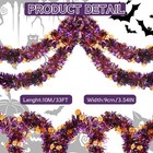 Jocomoni 33ft Halloween 33 Ft - Pumpkin  Black  Purple  Copper