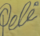 Brazil Pele Soccer Jersey Front Signed Authentic - Beckett Bas