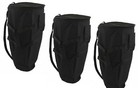 Set Of 3 Conga Bags 12     13 5  Deluxe Padded Conga Drum Travel Bags
