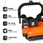 Mechmaxx 48  Standard 3 Point Offset Flail Ditch Bank Mower  20-50hp  Vam48