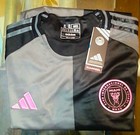 2025 Inter Miami Men s Messi Away Soccer Jersey Black Size Xl