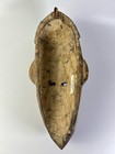 Vintage Hand Carved Ghana African Tribal Wall Mask Wood Folk Art Decor 14   