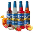 Torani Sugar Free Flavored Drink Syrup Soda 25 4 Fl Oz  pack Of 4   Colorless