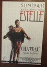 2011 Estelle Concert Promo Flyer Card 6x4  Chateau Nightclub Las Vegas R b